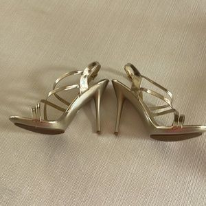 NEW Call It Spring Delyska Gold Stiletto, Size 7